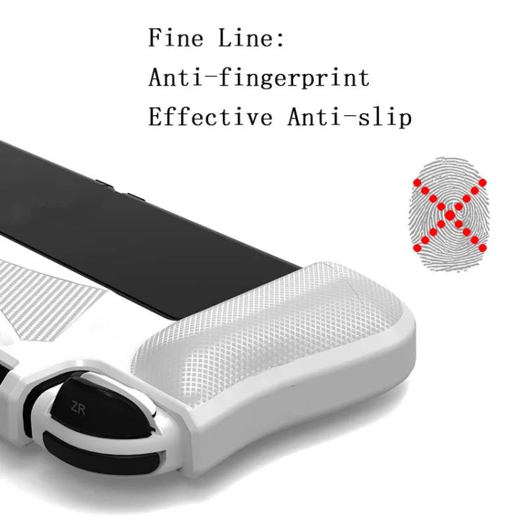 For Switch OLED Console TPU Protective Cover Integrated Shell With 2 Game Card Slots(Black) - Cases by buy2fix | Online Shopping UK | buy2fix