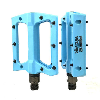 RACEWORK RK091 1pair Mountain Bike Nylon Fiber Pedals Cycling Anti-slip Pedals(Blue) - Pedals by RACEWORK | Online Shopping UK | buy2fix