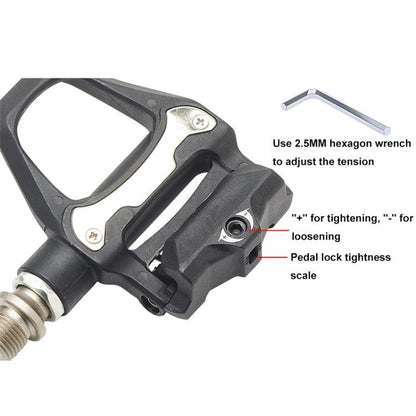 RACEWORK 1pair Road Bicycle Riding Anti-slip Self-locking Pedals(R26) - Pedals by RACEWORK | Online Shopping UK | buy2fix