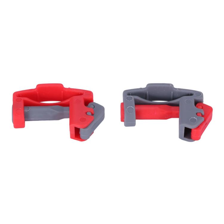 For Dyson V6 / V7 / V8 / V10 / V11 / V12 / V15 Vacuum Cleaner Switch Carabiner Holder(B Model Gray Body Red Key) - For Dyson Accessories by buy2fix | Online Shopping UK | buy2fix