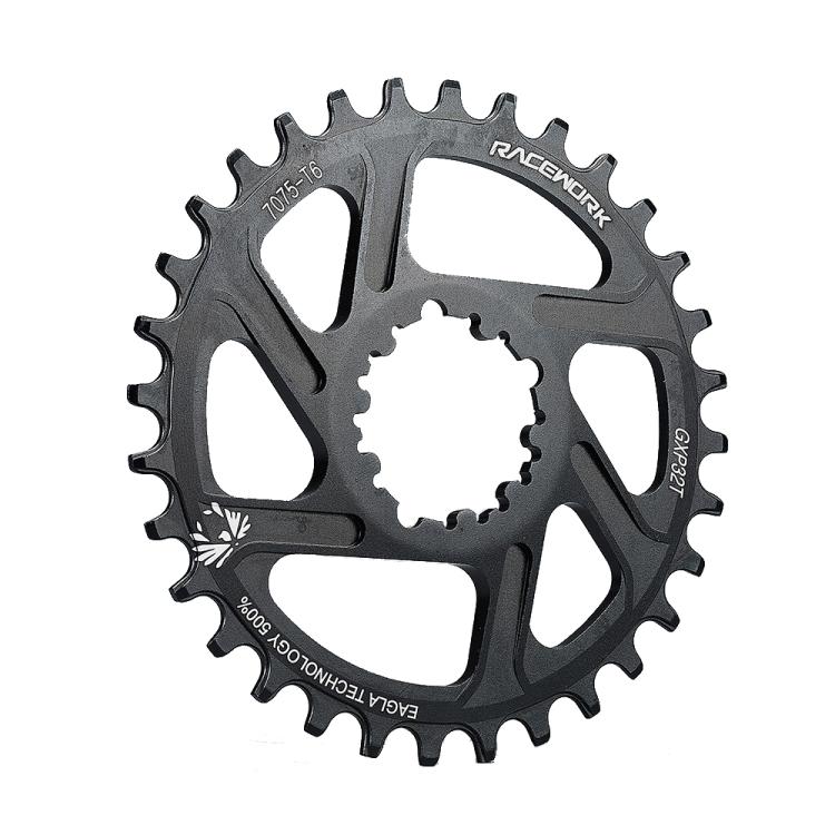 RACEWORK 7075-T6 For SRAM Mountain Bike Single Plate Round Bicycle Sprocket, Spec: 3mm 32T - Bicycle Chains & Rounds by RACEWORK | Online Shopping UK | buy2fix