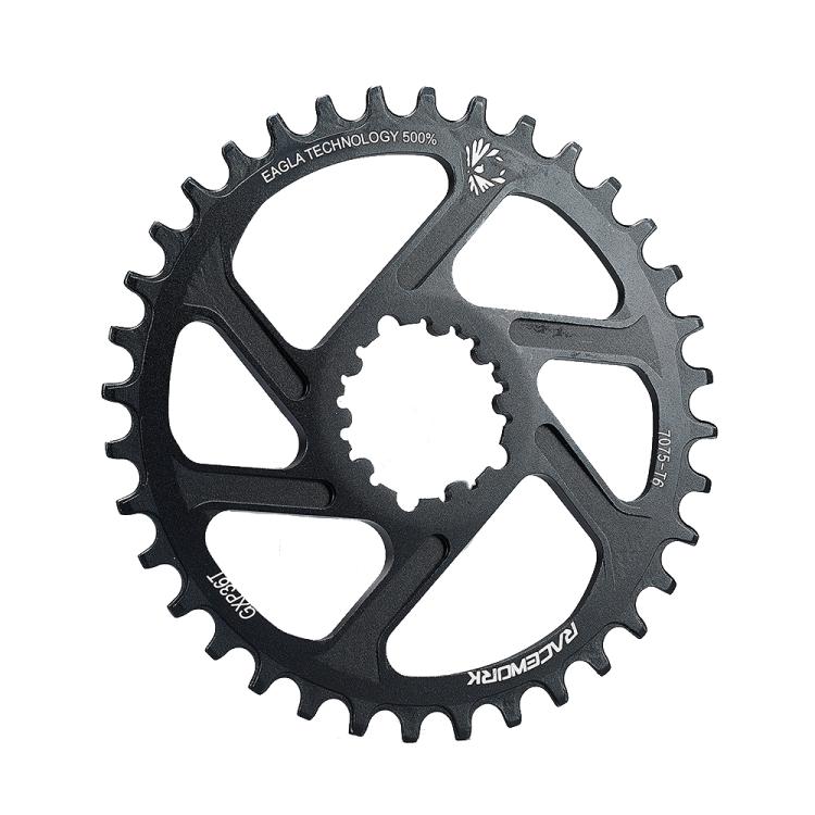 RACEWORK 7075-T6 For SRAM Mountain Bike Single Plate Round Bicycle Sprocket, Spec: 3mm 36T - Bicycle Chains & Rounds by RACEWORK | Online Shopping UK | buy2fix