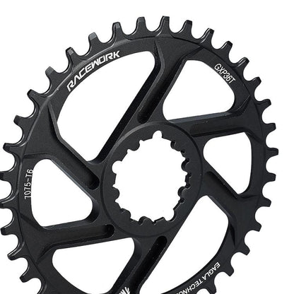 RACEWORK 7075-T6 For SRAM Mountain Bike Single Plate Round Bicycle Sprocket, Spec: 6mm 32T - Bicycle Chains & Rounds by RACEWORK | Online Shopping UK | buy2fix
