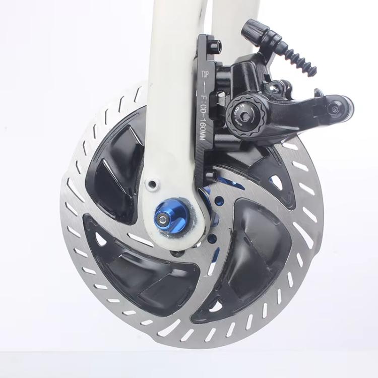 RACEWORK RK563 160mm Road Bike Disc Brake Flat Mount Mechanical Dual Side Actuation Caliper(1pair) - Bicycle Brake Parts by RACEWORK | Online Shopping UK | buy2fix