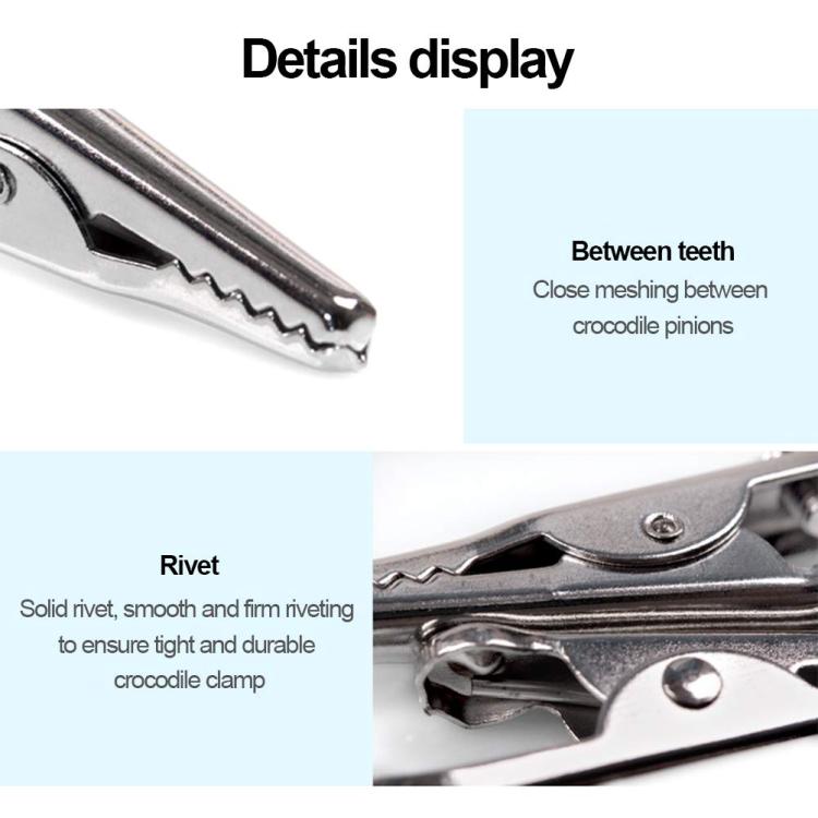 M4 Alligator Clip Multimeter Thread Test  Clip(AA4010000500) - Booster Cable & Clip by buy2fix | Online Shopping UK | buy2fix