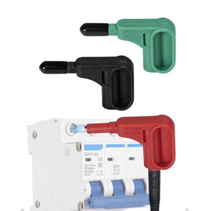 3pcs /Set 4mm Multimeter Solder-free Magnetic Suction Head Terminal(Red+Black+Green) - Other Tester Tool by buy2fix | Online Shopping UK | buy2fix