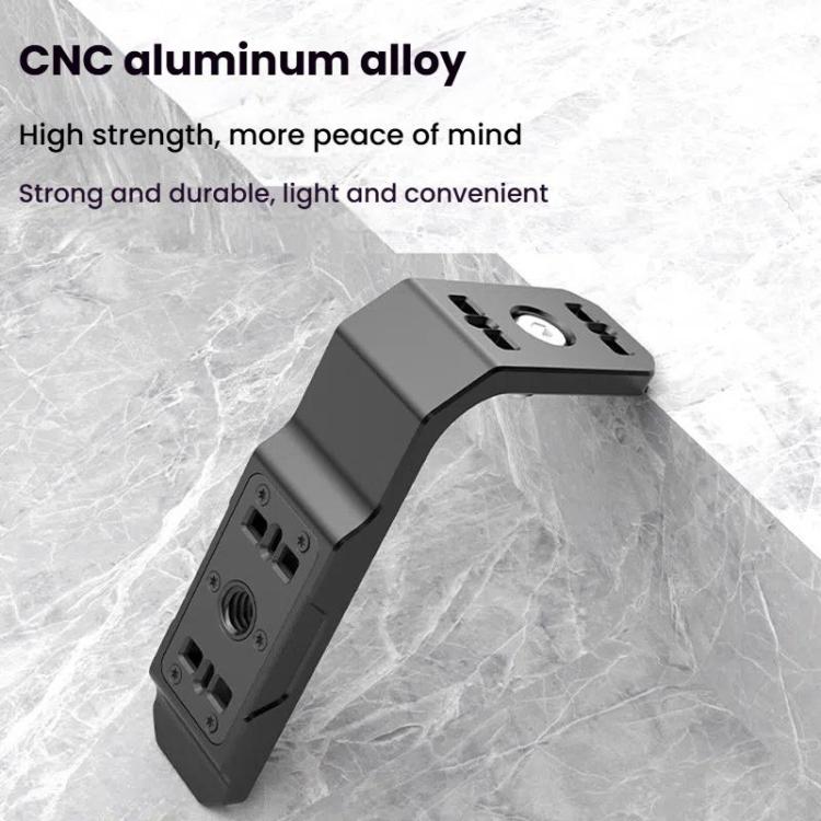 For Insta360 X4 / X3 HEPAIL AC56 Vertical Horizontal Magnetic Metal Bracket - Mount & Holder by HEPAIL | Online Shopping UK | buy2fix