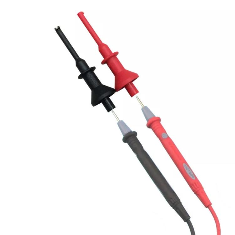 1pair Universal Multimeter Extended Telescopic Test Hook(4mm Straight Plug) - Other Tester Tool by buy2fix | Online Shopping UK | buy2fix