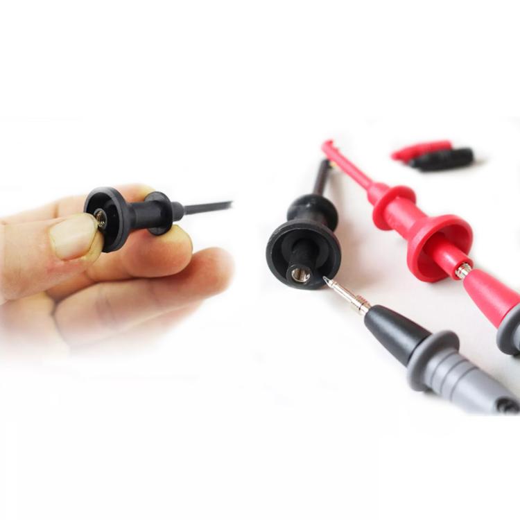 1pair Universal Multimeter Extended Telescopic Test Hook(4mm Straight Plug) - Other Tester Tool by buy2fix | Online Shopping UK | buy2fix