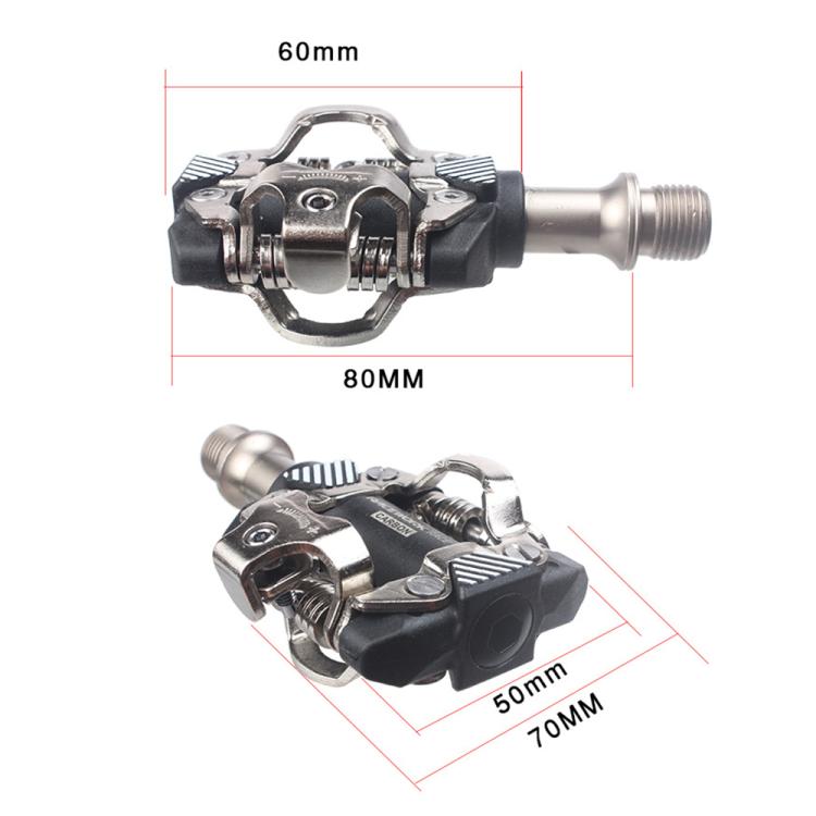 RACEWORK M8100 Mountain Bike Self-locking Pedal Ultra-light DU Bearing SPD Pedal, Color: Black - Pedals by RACEWORK | Online Shopping UK | buy2fix