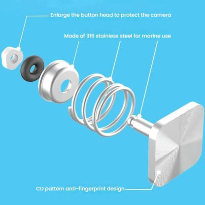 TELESIN For GoPro HERO8 Black 50m Waterproof Protective Case Diving Case Sports Camera Accessories(Transparent) - Waterproof Cases by TELESIN | Online Shopping UK | buy2fix