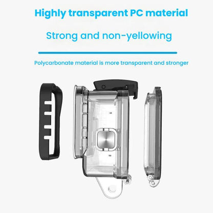 TELESIN For GoPro HERO8 Black 50m Waterproof Protective Case Diving Case Sports Camera Accessories(Transparent) - Waterproof Cases by TELESIN | Online Shopping UK | buy2fix