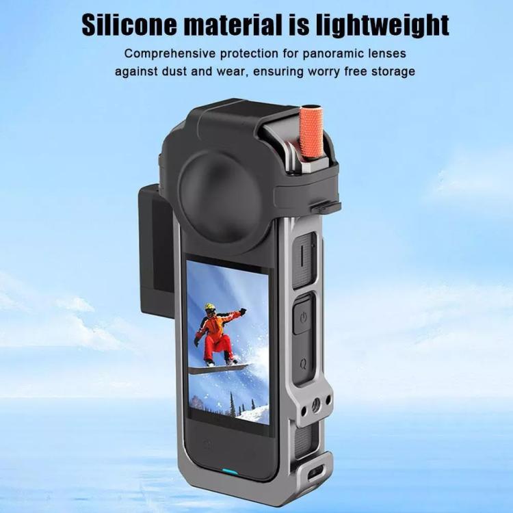 For Insta360 X4 HEPAIL Metal Heat Dissipation Magnetic Rabbit Cage - Case & Bags by HEPAIL | Online Shopping UK | buy2fix