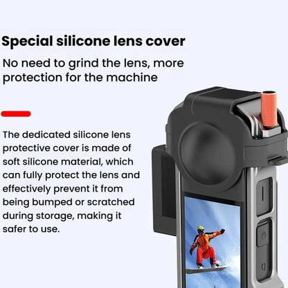 For Insta360 X4 HEPAIL Metal Heat Dissipation Magnetic Rabbit Cage - Case & Bags by HEPAIL | Online Shopping UK | buy2fix