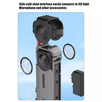 For Insta360 X4 HEPAIL Metal Heat Dissipation Magnetic Rabbit Cage - Case & Bags by HEPAIL | Online Shopping UK | buy2fix