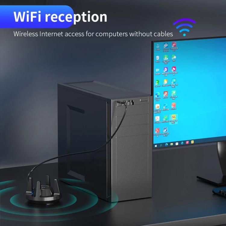 COMFAST CF-947AX  2.4G & 5.8G 900Mbps WiFi6 Bluetooth Network Card - USB Network Adapter by COMFAST | Online Shopping UK | buy2fix