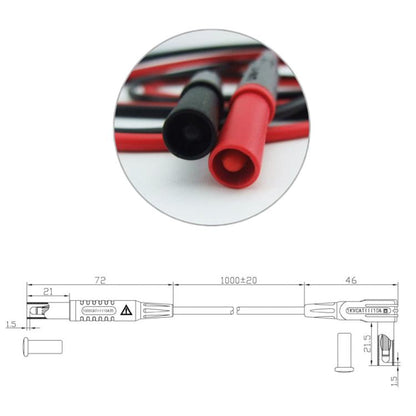 4mm Straight Plug Multimeter Pen Test Adapter 10A Extension Cord(BC0001000100) - Other Tester Tool by buy2fix | Online Shopping UK | buy2fix