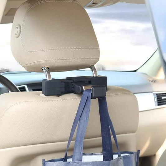 Car Hook Car Seatback Hanging Hook Auto Clothes Bag Hanger, Style: Without Suction Cup - Auto Fastener & Clips by buy2fix | Online Shopping UK | buy2fix