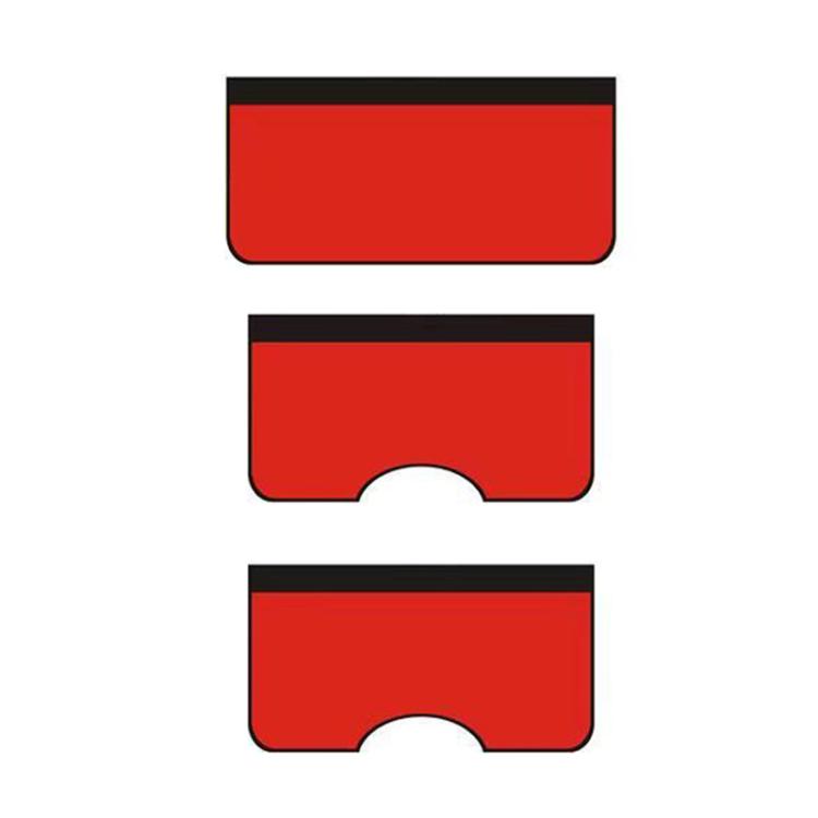 3pcs /Set Car Repair Fender Maintenance Washed Leather Protective Pad, Size: Large(Red) - Others by buy2fix | Online Shopping UK | buy2fix