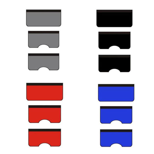 3pcs /Set Car Repair Fender Maintenance Washed Leather Protective Pad, Size: Large(Gray) - Others by buy2fix | Online Shopping UK | buy2fix