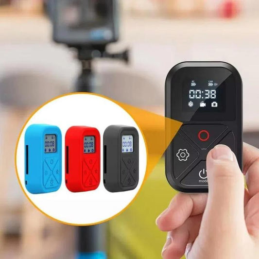 For TELESIN T10 Remote Control Silicone Protective Case Anti-scratch and Drop-proof Cover(Red) - Silicone Cases by buy2fix | Online Shopping UK | buy2fix