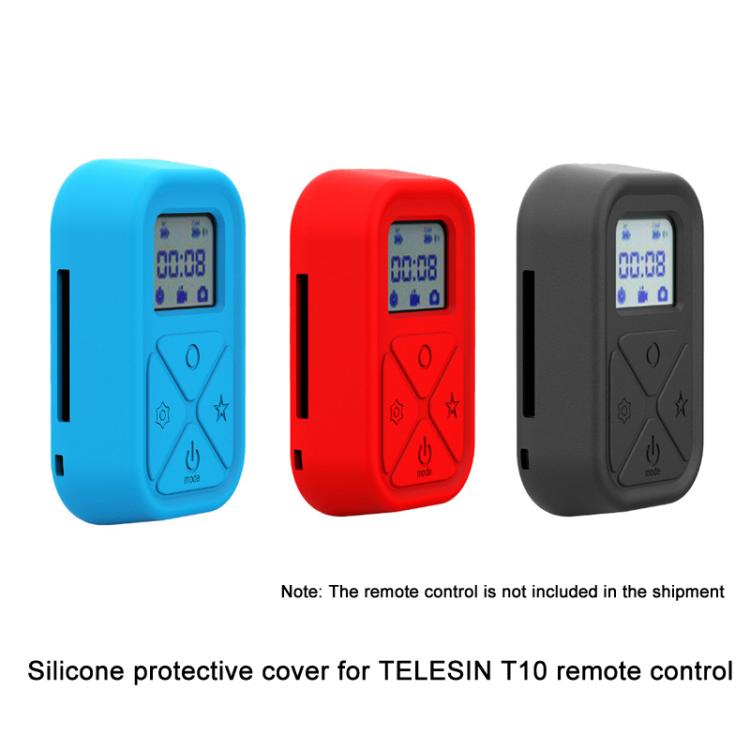 For TELESIN T10 Remote Control Silicone Protective Case Anti-scratch and Drop-proof Cover(Blue) - Silicone Cases by buy2fix | Online Shopping UK | buy2fix