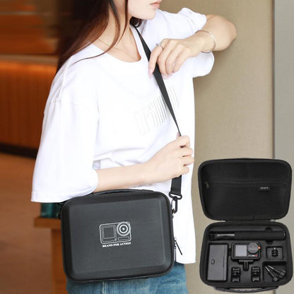 BKANO For DJI Osmo Action 3 / 4 / 5 Pro Sports Camera Storage Bag Portable Protective Bag Case(Black) - Case & Bags by BKANO | Online Shopping UK | buy2fix