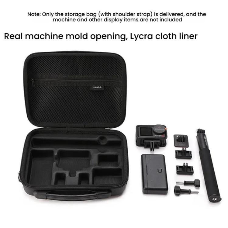 BKANO For DJI Osmo Action 3 / 4 / 5 Pro Sports Camera Storage Bag Portable Protective Bag Case(Black) - Case & Bags by BKANO | Online Shopping UK | buy2fix