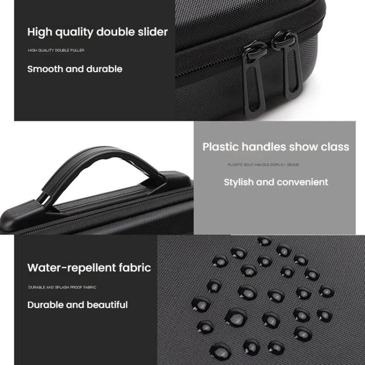 BKANO For DJI Osmo Action 3 / 4 / 5 Pro Sports Camera Storage Bag Portable Protective Bag Case(Black) - Case & Bags by BKANO | Online Shopping UK | buy2fix