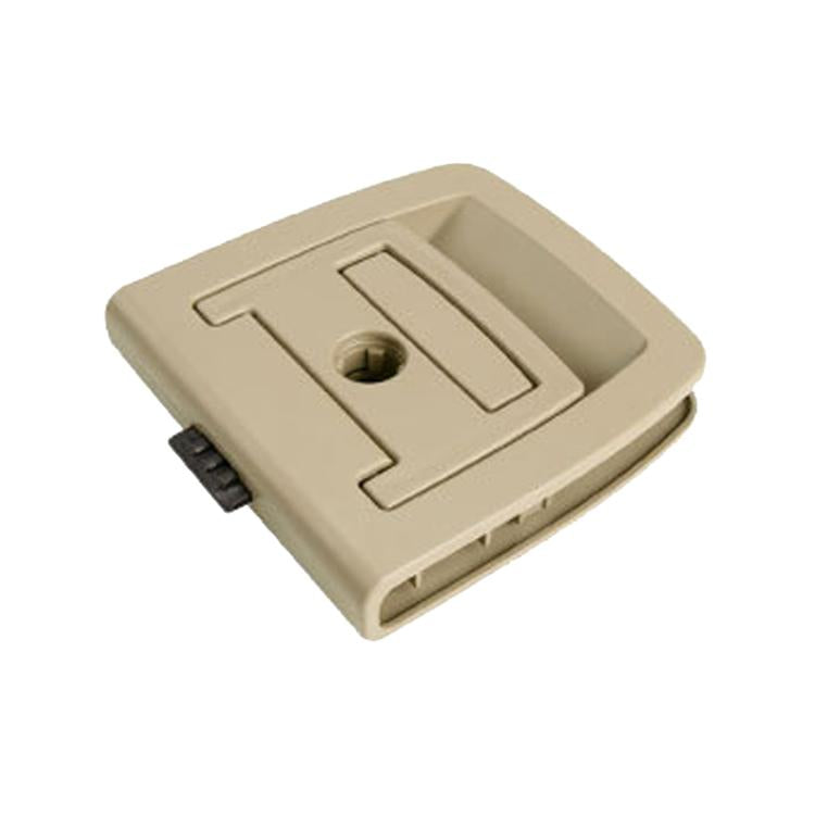 For BMW X5 E70 / X6 E71 E72 Car Boot Handle Inside Trunk Lid Bottom Plate Handle 51479120283(With Lock Hole Beige) - Door Handles by buy2fix | Online Shopping UK | buy2fix