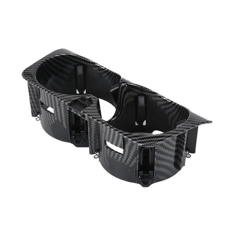 For Mercedes-Benz C-Class W205 / GLC W253 / E-Class W213 Center Console Beverage Cup Holder 2056802391, Style: Black Carbon Fiber - Car Drink Holders by buy2fix | Online Shopping UK | buy2fix