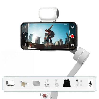 For DJI / Zhiyun Handheld Gimbal Stabilizer Fill Light Magnetic LED Photography Lamp Mobile Phone Fill Light, Model: XJ97P One Lamp + Clips Set - Selfie Light by buy2fix | Online Shopping UK | buy2fix