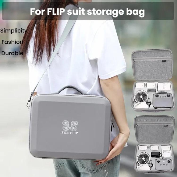 BKANO For DJI Flip Smooth Flying Tri-Power Kit Storage Bag Shock Absorbing Storage Case Backpack(For RC 2 With Screen) - Backpacks & Bags by BKANO | Online Shopping UK | buy2fix