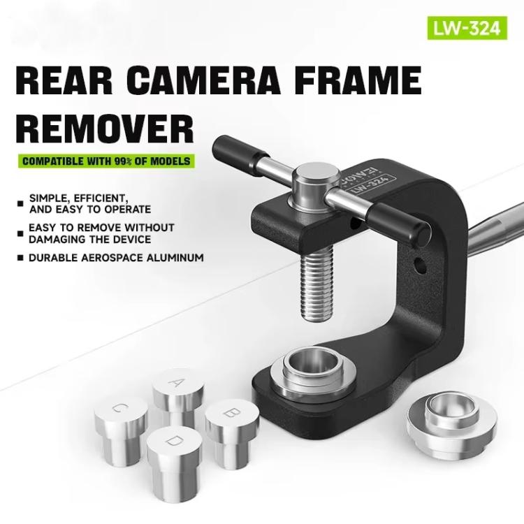 For iPhone Series LUOWEI LW-324 Camera Frame Remover Remove Cell Phone Rear Camera Without Grinding Damage - Separation Equipment by LUOWEI | Online Shopping UK | buy2fix
