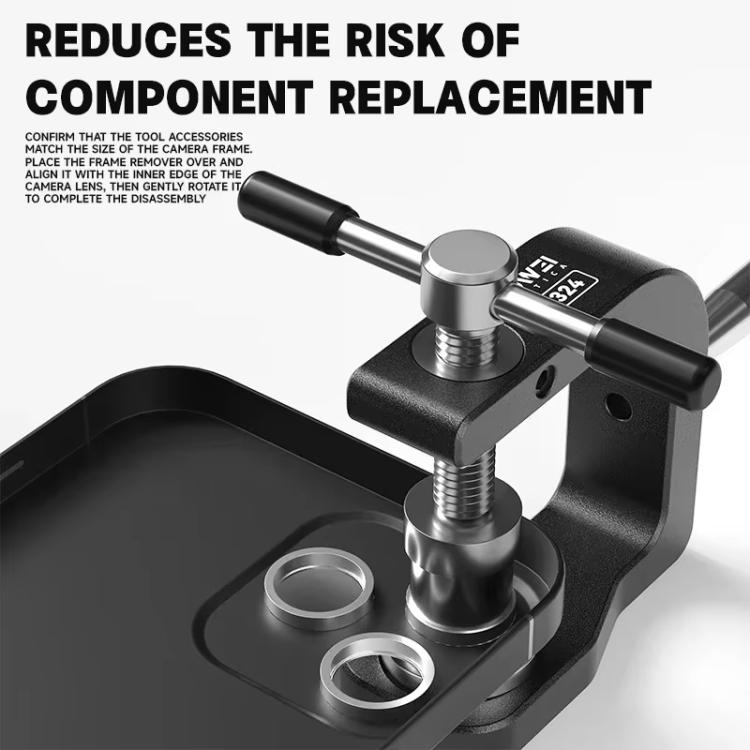 For iPhone Series LUOWEI LW-324 Camera Frame Remover Remove Cell Phone Rear Camera Without Grinding Damage - Separation Equipment by LUOWEI | Online Shopping UK | buy2fix
