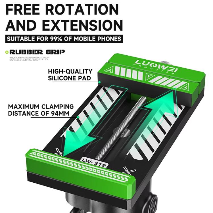 LUOWEI LW-319 Universal Multifunction Cell Phone Repair Screen Remove Back Cover Table Pliers - Repair Fixture by LUOWEI | Online Shopping UK | buy2fix