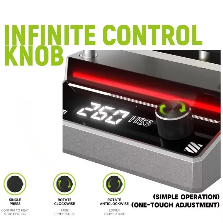 LUOWEI HS3 Universal Preheating Heating Station Layered Lamination Tinning Degumming Heating Station EU Plug - Repair Platform by LUOWEI | Online Shopping UK | buy2fix