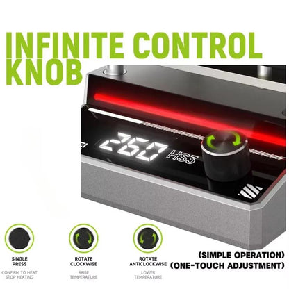 LUOWEI HS3 Universal Preheating Heating Station Layered Lamination Tinning Degumming Heating Station EU Plug - Repair Platform by LUOWEI | Online Shopping UK | buy2fix