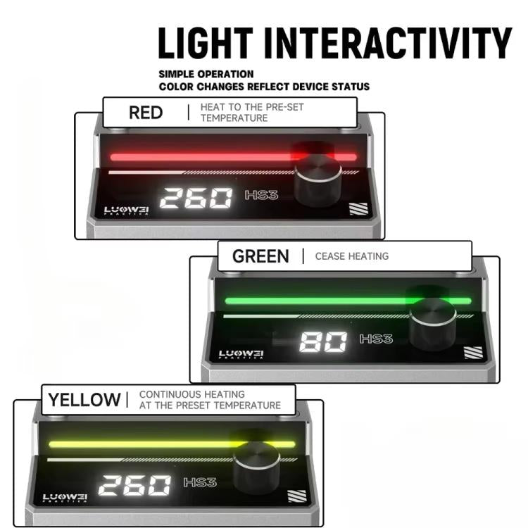 LUOWEI HS3 Universal Preheating Heating Station Layered Lamination Tinning Degumming Heating Station EU Plug - Repair Platform by LUOWEI | Online Shopping UK | buy2fix