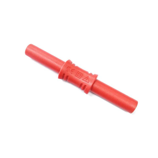 4mm Banana Adapter Multimeter Extension Cable Straight-through Connector(Red) - Other Tester Tool by buy2fix | Online Shopping UK | buy2fix