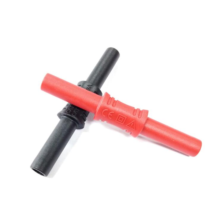 4mm Banana Adapter Multimeter Extension Cable Straight-through Connector(Red) - Other Tester Tool by buy2fix | Online Shopping UK | buy2fix