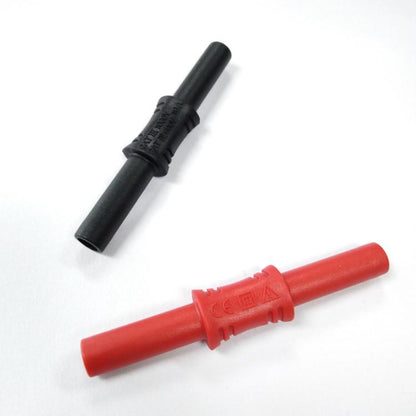 4mm Banana Adapter Multimeter Extension Cable Straight-through Connector(Black) - Other Tester Tool by buy2fix | Online Shopping UK | buy2fix