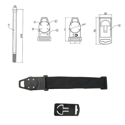 3pcs /Set Universal Digital Multimeter Portable Magnetic Lanyard(BC0006012700) - Other Tester Tool by buy2fix | Online Shopping UK | buy2fix