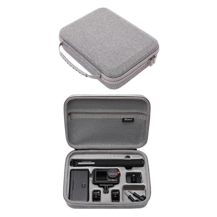 BKANO For DJI Osmo Action 4 / 5 Pro Set Storage Bag Organizer Case Hard Shell Case Handbag(Gray) - Case & Bags by BKANO | Online Shopping UK | buy2fix