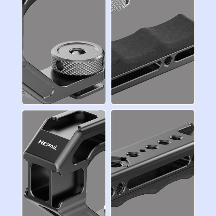 HEPAIL DSLR Camera Grip Rabbit Cage Universal Photographic Equipment Expansion Accessories Handheld, Style: Cold Shoe - Camera Cage by HEPAIL | Online Shopping UK | buy2fix