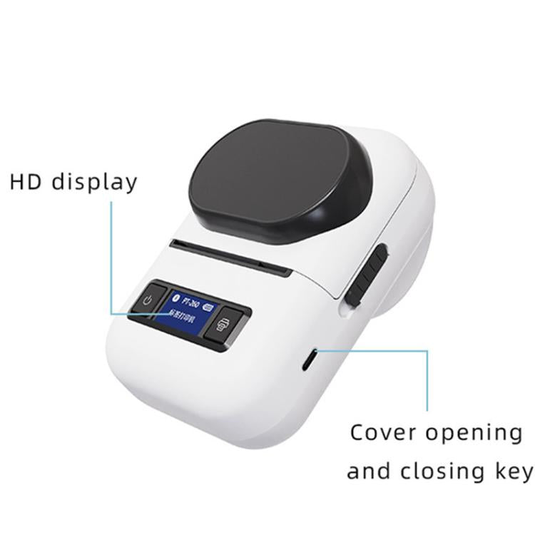 PT260 50mm/s  203DPI Bluetooth Thermal Label Printer, 57mm Print Width for Commercial & Office Use(White) - Receipt Printers by buy2fix | Online Shopping UK | buy2fix