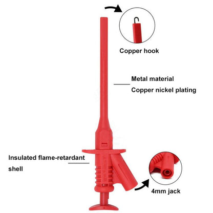 Multimeter Test Hook 4MM Banana Jack Probe Digital Meter Telescopic Probe Hook(BC0012005400) - Other Tester Tool by buy2fix | Online Shopping UK | buy2fix