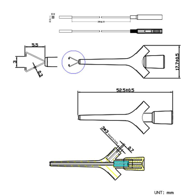 Mini Aircraft Multimeter Test Hook High Voltage IC Clip(BC0031000600) - Other Tester Tool by buy2fix | Online Shopping UK | buy2fix