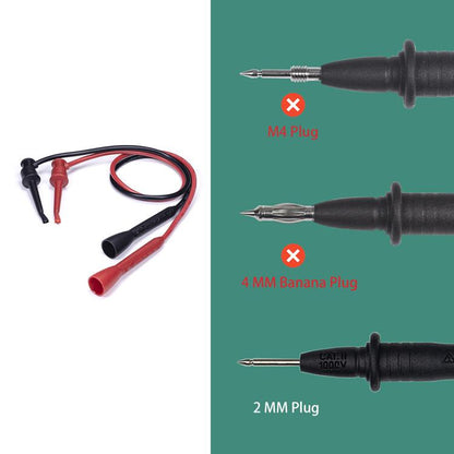 2mm Multimeter Test Hook Universal Digital Meter Probe Hook Direct Plug-In Test Probe Needle(BC0001023600) - Other Tester Tool by buy2fix | Online Shopping UK | buy2fix