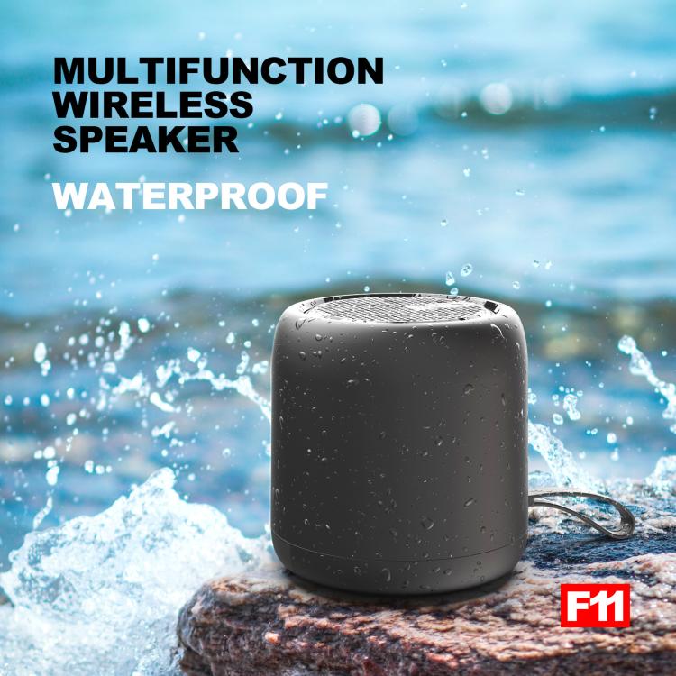 TWS Bluetooth Speaker IPX4 Waterproof Rechargeable Portable Mini Subwoofer Music Player(White) - Desktop Speaker by buy2fix | Online Shopping UK | buy2fix